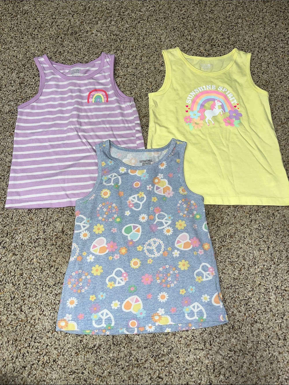 🍀6/$20 Garanimals Tank Top set